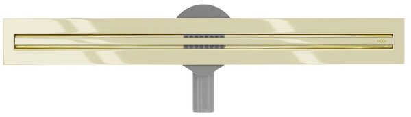 MAXMAX Sprchový žľab MAXMAX Mexen FLAT 360 SLIM - zlatý, 1541060