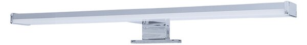 Mereo, Mereo Led kúpeľňové osvetlenie nad zrkadlo, strieborné, 40 cm, 7 W, 455 lm, 4000 K, IP44, 230 V, MER-CN700G40