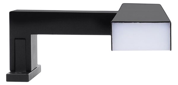 Mereo, Mereo Led kúpeľňové osvetlenie nad zrkadlo, čierna, 40 cm, 7 W, 455 lm, 4000 K, IP44, 230 V, MER-CN700B40