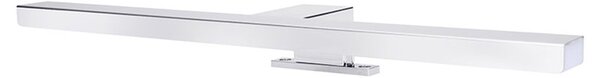 Mereo, Mereo Led kúpeľňové osvetlenie nad zrkadlo, strieborné, 40 cm, 7 W, 455 lm, 4000 K, IP44, 230 V, MER-CN700G40