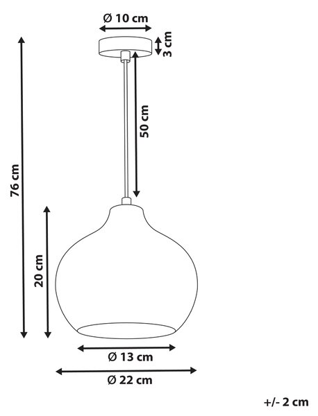 Závesná lampa modrá sklenené tienidlo retro štýl závesné osvetlenie obývacia izba jedáleň