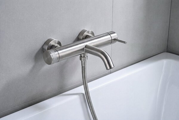 Sapho Sapho, MINIMAL nástenná vaňová batéria, nerez mat, MI510