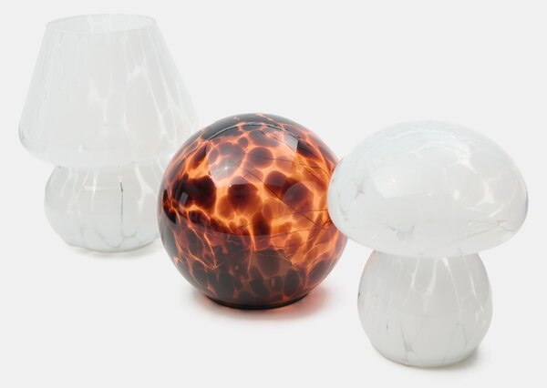 Sinsay - Dekoratívna stolná lampa v tvare gule - béžová