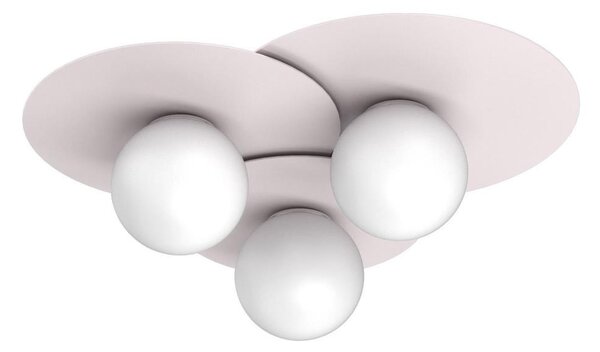 Stropné svietidlo FLAT 3xE27/15W/230V 55x60 cm krémové