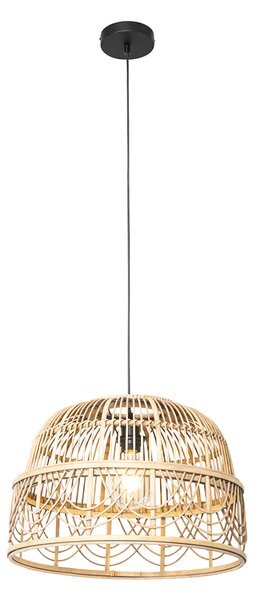 Inteligentné ratanové závesné svietidlo 44 cm vrátane Wifi G95 - Michelle