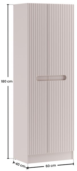 NOVA CASHMERE 80-60-2D skriňa do kúpeľne