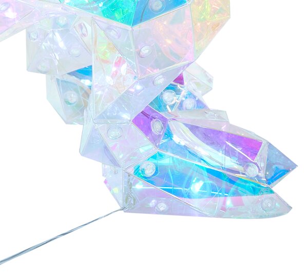 LED dekorácia viacfarebná PET dinosaurus tyranosaurus bytová dekorácia so svetielkami doplnky
