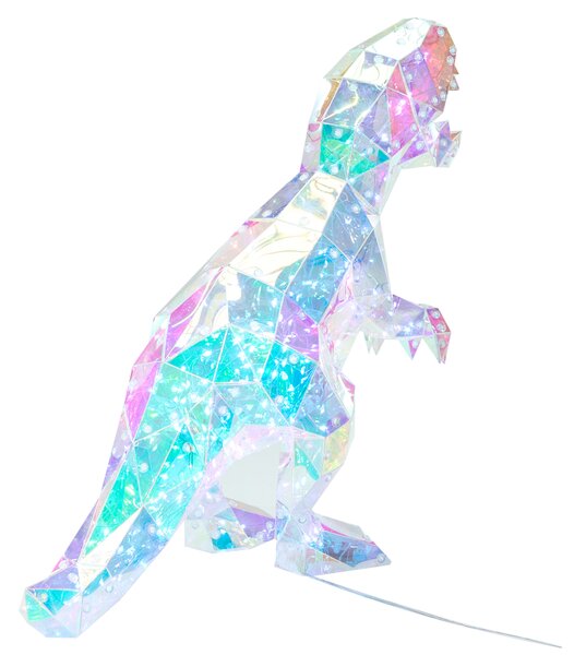 LED dekorácia viacfarebná PET dinosaurus tyranosaurus bytová dekorácia so svetielkami doplnky