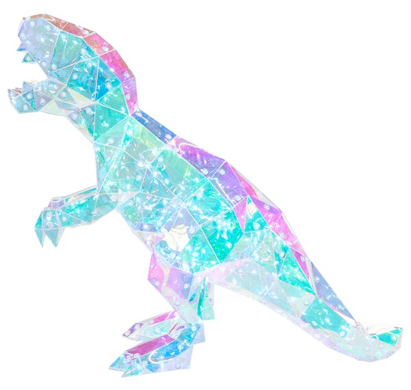 LED dekorácia viacfarebná PET dinosaurus tyranosaurus bytová dekorácia so svetielkami doplnky