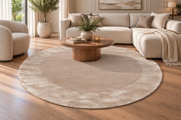 Koberec Arte Aspen Taupe kruh