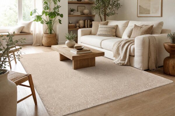 Koberec DUNE WOOL 497 01 TM120 béžový / krémový