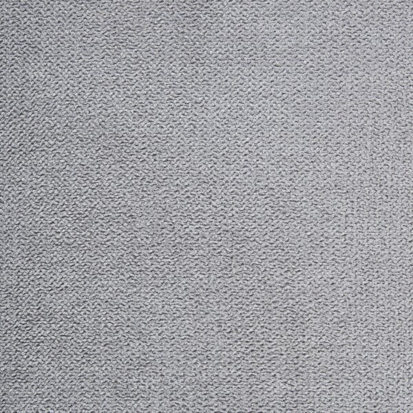 Sada 4 jedálenských stoličiek sivá polyester železné nohy ochranné podložky bez opierok rúk moderný minimalistický dizajn jedáleň