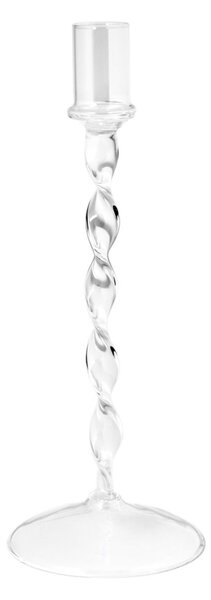 Sklenený svietnik Eneby Clear 24 cm