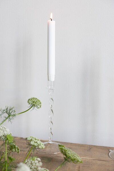 Sklenený svietnik Eneby Clear 24 cm