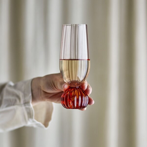 Vysoký pohár Taurin Champagne Rose 250 ml