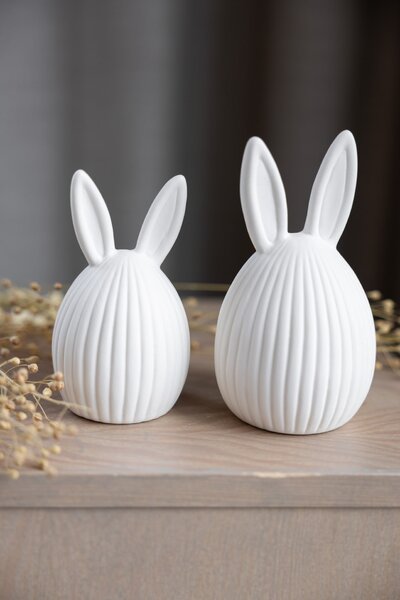 Veľkonočná dekorácia Meja White 12 cm
