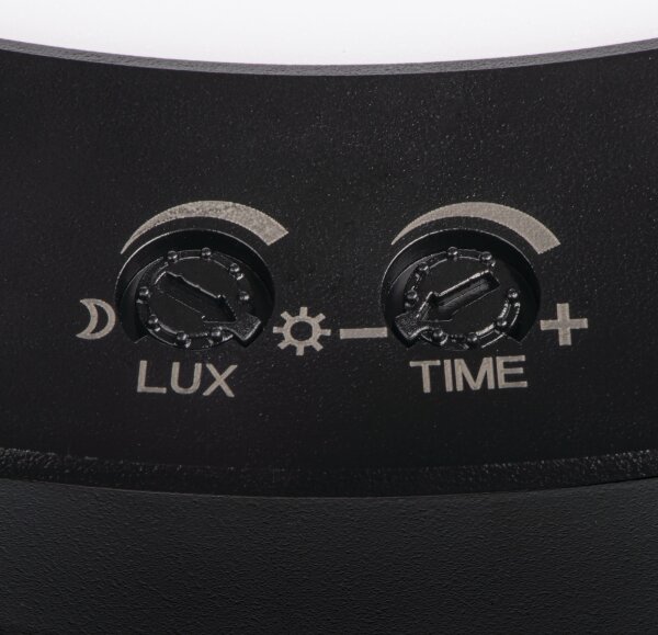 Kanlux 24605 - LED Svietidlo so senz. 2v1 ERGA LED/17W/230V 3000/4000/6500K čierna