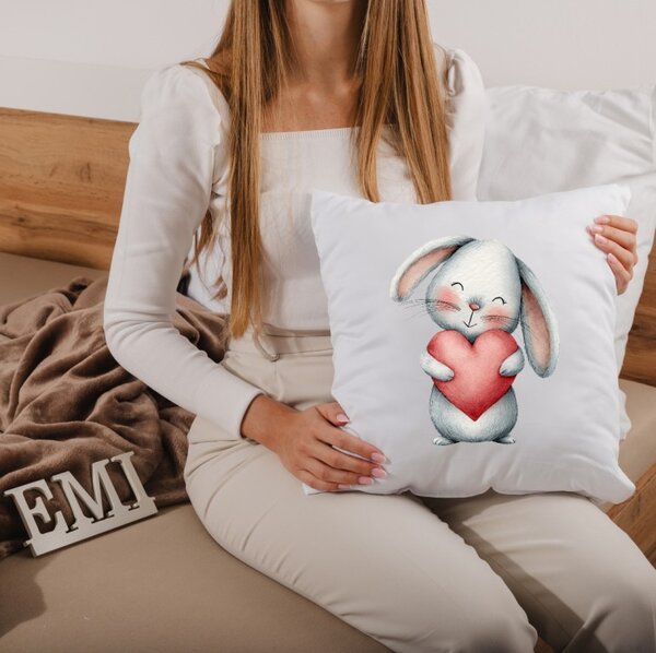 Dekoratívny vankúš Bunny Love 40x40 cm EMI