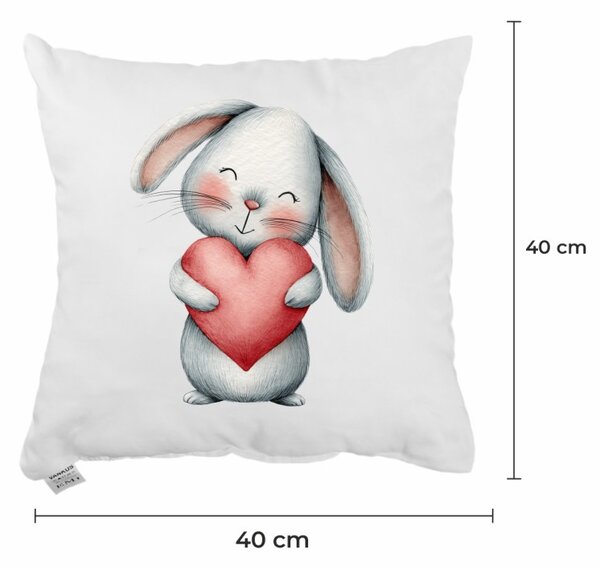Dekoratívny vankúš Bunny Love 40x40 cm EMI