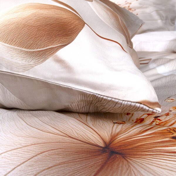SATÉNOVÉ OBLIEČKY SATYNLOVE PREMIUM 180X200 CM, 2KS 70X80 CM KVETY