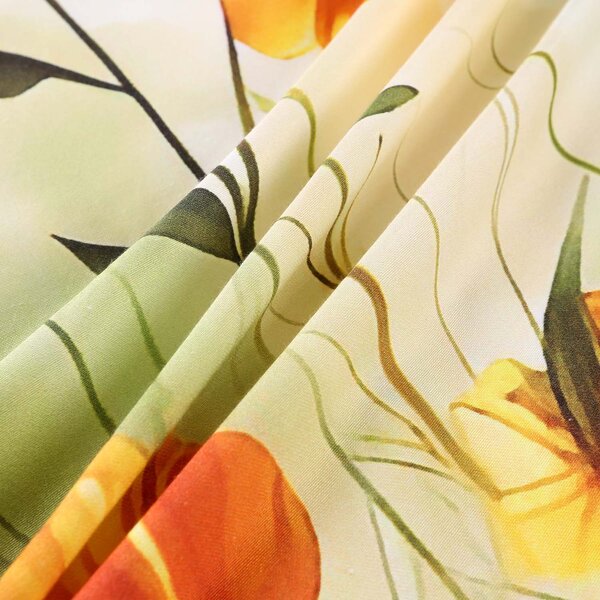 SATÉNOVÉ OBLIEČKY SATYNLOVE PREMIUM 180X200 CM, 2KS 70X80 CM KVETY