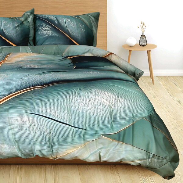 SATÉNOVÉ OBLIEČKY SATYNLOVE PREMIUM 160X200 CM, 2KS 70X80 CM LISTY