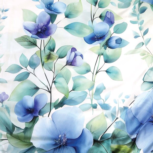 SATÉNOVÉ OBLIEČKY SATYNLOVE PREMIUM 180X200 CM, 2KS 70X80 CM KVETY