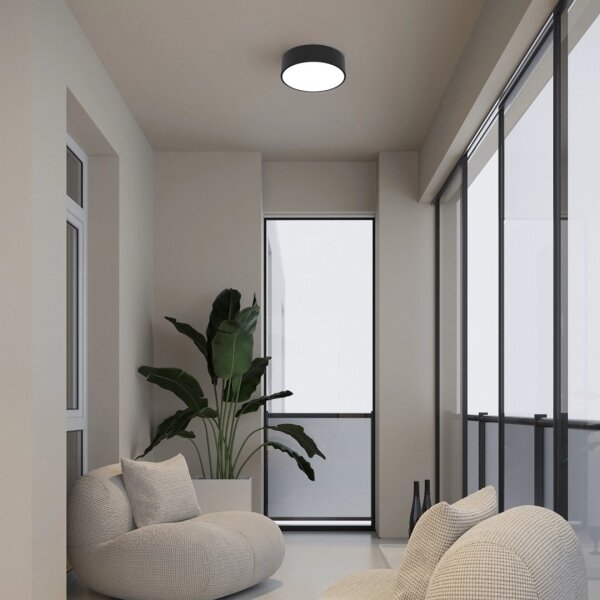 Immax NEO 07200L - LED Stmievateľné svietidlo RONDATE LED/18W/230V čierna Tuya + DO
