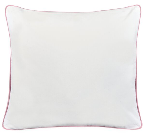 Sada 2 vonkajších dekoratívnych vankúšov fialová polyester 45 x 45 cm so vzorom záhradné doplnky