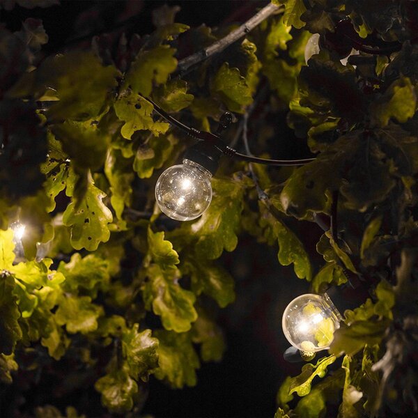 Lumisky LED solárne svetelné reťaze Mimi, farebné, 6 m, plast, 10-pl. žiaroviek, Viacfarebné, Plast