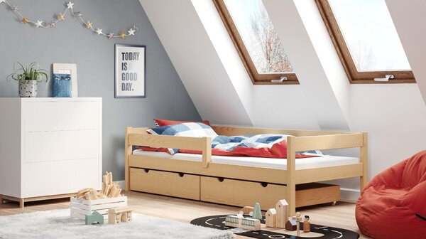 MAXMAX Detská posteľ z masívu PAVLÍK 2 - 200x90 cm