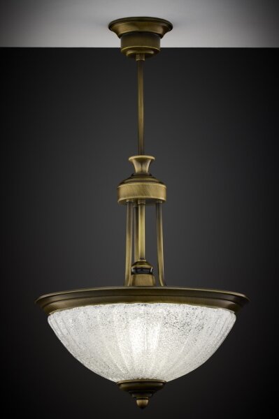 Jupiter 2134 - Luster na tyči CARMEN 1xE27/15W/230V bronz/patina