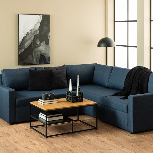 Konferenčný stolík s doskou v dubovom dekore v prírodnej farbe 60x90 cm Gila – Actona