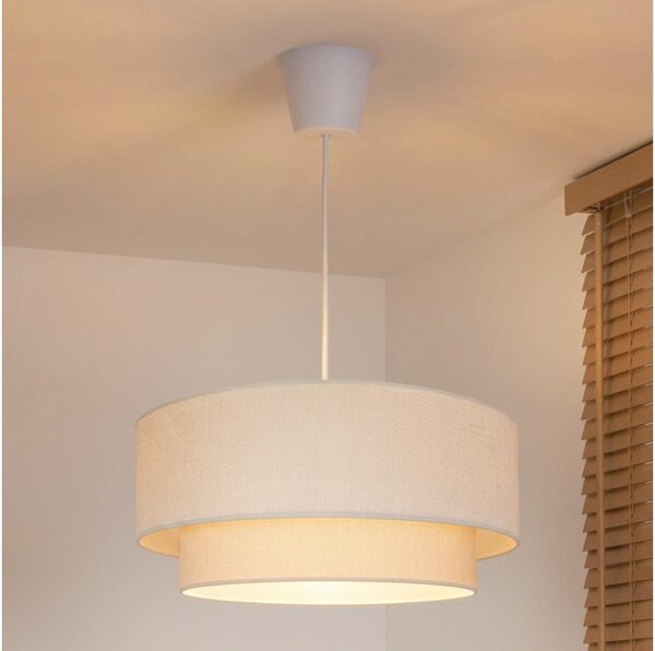 Brilagi - LED luster BOHO ECO na lane 1xE27/10W/230V pr. 40 cm krémový