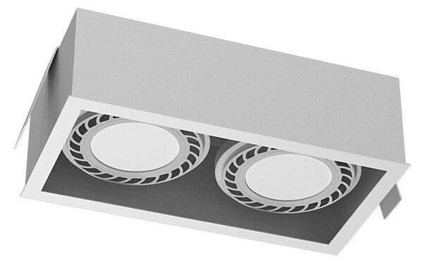 Brosline 3275 - Podhľadové svietidlo CAGE 2xGU10/18W/230V biele