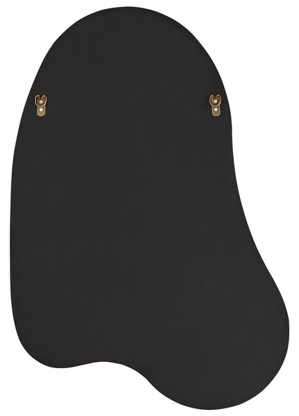 Nástenné zrkadlo fialové MDF sklenený rám 49 x 83 cm asymetrické moderný štýl obývacia izba chodba