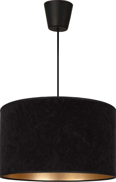 Brilagi - Luster na lanku VELVET 1xE27/60W/230V pr. 40 cm čierna/zlatá