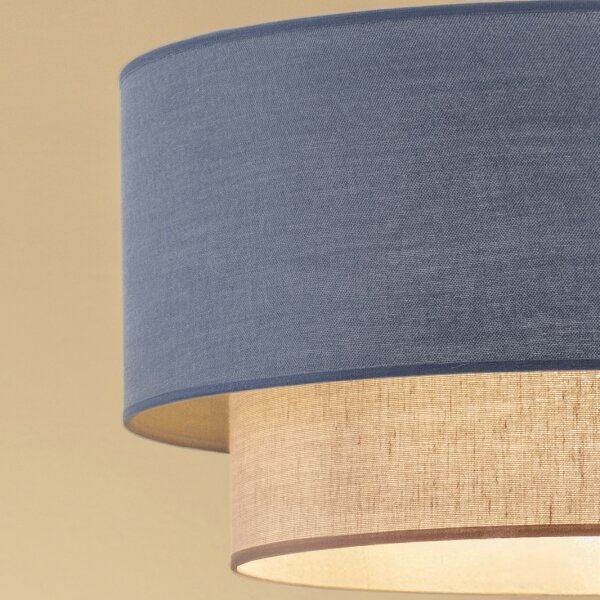 Brilagi - LED luster na lanku BOHO ECO 1xE27/10W/230V, priemer 40 cm, modrá/krémová