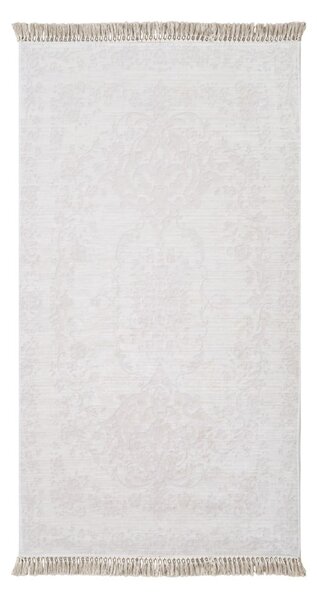 Krémovobiely koberec Vitaus Hali Gobekli, 50 × 80 cm