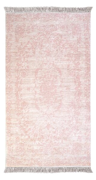 Ružový koberec Vitaus Hali Gobekli, 50 × 80 cm