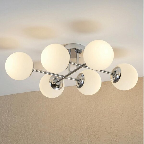 Brilagi - Prisadený luster MALONY 6xE14/20W/230V lesklý chróm