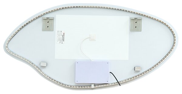 Nástenné závesné kúpeľňové bezdotykové LED zrkadlo 60 x 120 cm s osvetlením moderná kúpeľňa