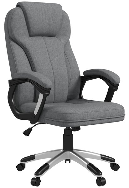 VINSETTO Kancelárske kreslo s funkciou hojdania 66 x 75 x 110-120 cm sivé