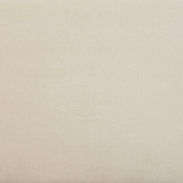 Kovová posteľ čierna 140 x 200 cm rám postele s roštom svetlobéžové čalúnené čelo minimalistický dizajn