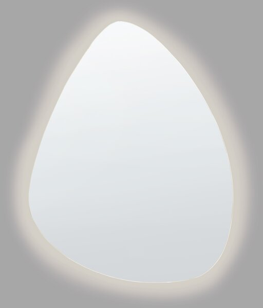Nástenné závesné kúpeľňové LED zrkadlo 70 x 90 cm s osvetlením moderná kúpeľňa