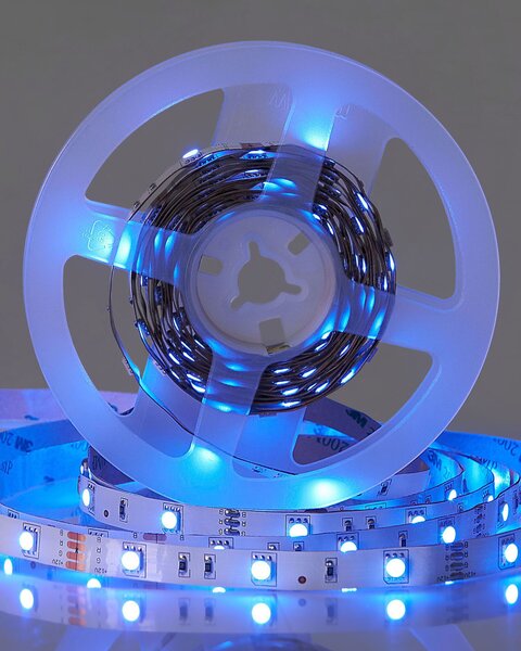 Sada 2 LED pásikov viacfarebná 16 farieb RGB 5 m s diaľkovým ovládaním led osvetlenie KIKORI