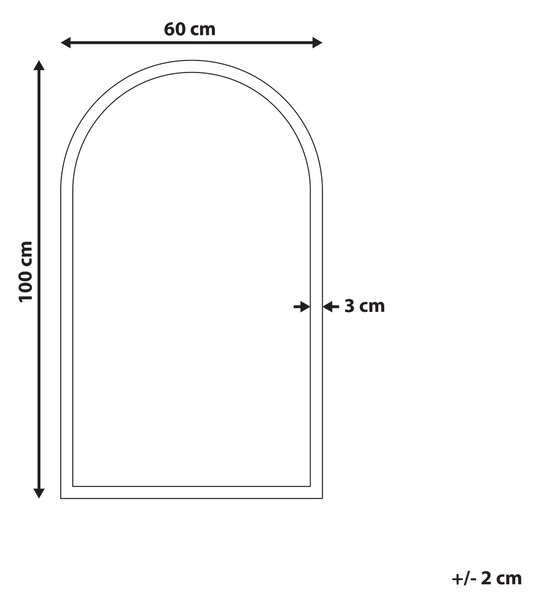 Nástenné závesné kúpeľňové bezdotykové LED zrkadlo 60 x 100 cm s osvetlením moderná kúpeľňa