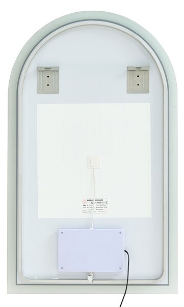 Nástenné závesné kúpeľňové bezdotykové LED zrkadlo 60 x 100 cm s osvetlením moderná kúpeľňa