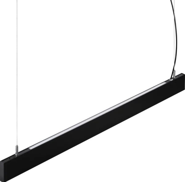 Ideal Lux - LED luster na lankách STEEL LED/29W/230V 3000K CRI 90 120 cm čierna