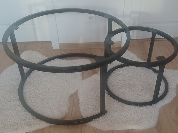 Kruhový set podnoží Farba: Biela, Veľkosť: 40 cm a 60 cm